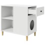 Casa para Gatos 72 x 42.5 x 70 cm Madera de ingeniería en Mobiliario para gatos | Comprar online en Foru.es