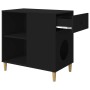 Casa para Gatos Negro 72 x 42.5 x 70 cm Madera de ingeniería en Mobiliario para gatos | Comprar online en Foru.es