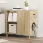 Casa para Gatos Sonoma 72 x 42.5 x 70 cm Madera de ingeniería en Mobiliario para gatos | Comprar online en Foru.es