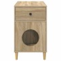 Casa para Gatos Sonoma 72 x 42.5 x 70 cm Madera de ingeniería en Mobiliario para gatos | Comprar online en Foru.es