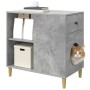 Casa para Gatos Concreto 72 x 42.5 x 70 cm Madera de ingeniería en Mobiliario para gatos | Comprar online en Foru.es