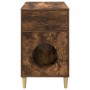 Casa para Gatos Roble ahumado 72 x 42.5 x 70 cm en Mobiliario para gatos | Comprar online en Foru.es