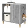 Casa para Gatos Gris Sonoma 72 x 42.5 x 70 cm en Mobiliario para gatos | Comprar online en Foru.es