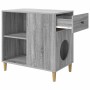 Casa para Gatos Gris Sonoma 72 x 42.5 x 70 cm en Mobiliario para gatos | Comprar online en Foru.es