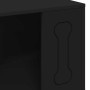 Casa para perros Negro 44 x 42 x 49 cm Madera de ingeniería en Casetas para perros | Comprar online en Foru.es
