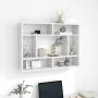 Estantería de pared madera contrachapada blanco 75x16x55 cm de vidaXL, Estantes y estanterías - Ref: Foro24-803002, Precio: 3...