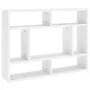 Estantería de pared madera contrachapada blanco 75x16x55 cm de vidaXL, Estantes y estanterías - Ref: Foro24-803002, Precio: 3...