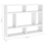 Estantería de pared madera contrachapada blanco 75x16x55 cm de vidaXL, Estantes y estanterías - Ref: Foro24-803002, Precio: 3...