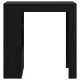 Mesa de Bar con estante Roble Negro 102 x 50 x 103,5 cm en Mesas de comedor | Comprar online en Foru.es