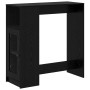 Mesa de Bar con estante Roble Negro 101 x 40 x 103,5 cm en Mesas de comedor | Comprar online en Foru.es