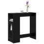 Mesa de Bar con estante Roble Negro 101 x 40 x 103,5 cm en Mesas de comedor | Comprar online en Foru.es