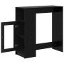 Mesa de Bar con estante Roble Negro 101 x 40 x 103,5 cm en Mesas de comedor | Comprar online en Foru.es