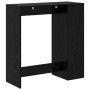 Mesa de Bar con estante Roble Negro 101 x 40 x 103,5 cm en Mesas de comedor | Comprar online en Foru.es