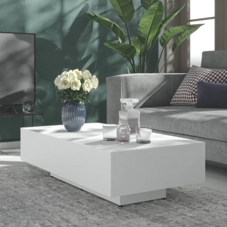 Mesa de centro madera de ingeniería blanco 100x49,5x31 cm en Mesas de centro | Comprar online en Foru.es