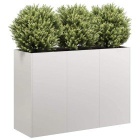 Jardinera 120x40x80 cm acero inoxidable en Macetas y jardineras | Comprar online en Foru.es