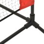 Red de tenis poliéster negro y rojo 600x100x87 cm de vidaXL, Redes de tenis - Ref: Foro24-93759, Precio: 72,45 €, Descuento: %