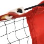 Red de tenis poliéster negro y rojo 600x100x87 cm de vidaXL, Redes de tenis - Ref: Foro24-93759, Precio: 72,45 €, Descuento: %