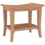 Mesa auxiliar de baño madera maciza de teca 50x35x45 cm de vidaXL, Accesorios para el baño - Ref: Foro24-340748, Precio: 56,1...