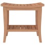 Mesa auxiliar de baño madera maciza de teca 50x35x45 cm de vidaXL, Accesorios para el baño - Ref: Foro24-340748, Precio: 56,7...
