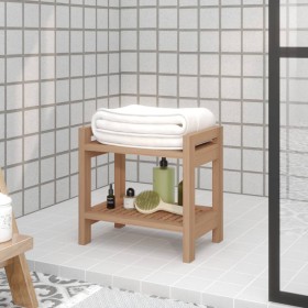 Mesa auxiliar de baño madera maciza de teca 45x30x45 cm de vidaXL, Accesorios para el baño - Ref: Foro24-340753, Precio: 65,7...
