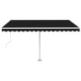 Toldo de pie automático gris antracita 400x350 cm en Toldos | Comprar online en Foru.es