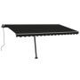 Toldo de pie automático gris antracita 400x350 cm en Toldos | Comprar online en Foru.es