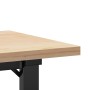 Mesa de centro marco O madera maciza pino y acero 100x50x45,5cm en Mesas de comedor | Comprar online en Foru.es