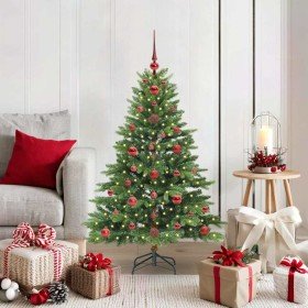 Árbol de Navidad artificial con 150 LED Verde 120 cm PE y PVC en Decoración Festiva y Estacional | Comprar online en Foru.es