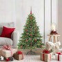 Árbol de Navidad artificial con 150 LED Verde 120 cm PE y PVC en Decoración Festiva y Estacional | Comprar online en Foru.es
