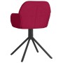 Sillas de comedor giratorias 2 unidades terciopelo rojo tinto en Sillas de comedor | Comprar online en Foru.es