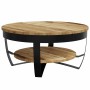 Mesa de centro de madera de mango rugosa 65x32 cm en Mesas de centro | Comprar online en Foru.es