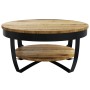 Mesa de centro de madera de mango rugosa 65x32 cm en Mesas de centro | Comprar online en Foru.es