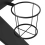 Escritorio gaming con patas en forma de K negro 110x60x75 cm en Oficina | Comprar online en Foru.es