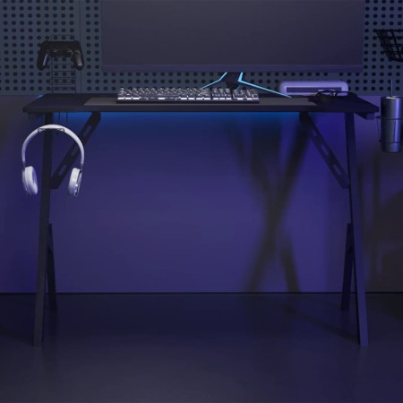 Escritorio gaming con patas en forma de Y negro 110x60x75 cm en Oficina | Comprar online en Foru.es