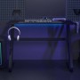 Escritorio gaming con patas forma ZZ negro 110x60x75cm en Oficina | Comprar online en Foru.es