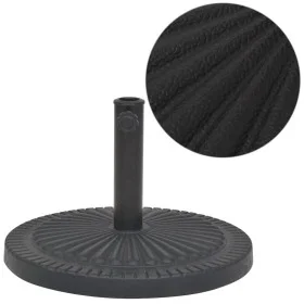 Base de sombrilla de resina redonda negro 14 kg de vidaXL, Bases para sombrillas - Ref: Foro24-43657, Precio: 51,32 €, Descue...