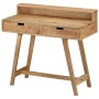 Escritorio de madera de mango rugosa 100x45x90 cm en Oficina | Comprar online en Foru.es