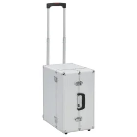 Maleta trolley de piloto aluminio plateado 47x39x27 cm de vidaXL, Neceseres - Ref: Foro24-91844, Precio: 84,70 €, Descuento: %