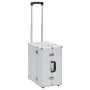 Maleta trolley de piloto aluminio plateado 47x39x27 cm de vidaXL, Neceseres - Ref: Foro24-91844, Precio: 84,70 €, Descuento: %