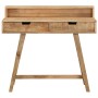 Escritorio de madera de mango rugosa 100x45x90 cm en Oficina | Comprar online en Foru.es