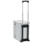 Maleta trolley de piloto aluminio plateado 47x39x27 cm de vidaXL, Neceseres - Ref: Foro24-91844, Precio: 84,70 €, Descuento: %