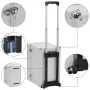 Maleta trolley de piloto aluminio plateado 47x39x27 cm de vidaXL, Neceseres - Ref: Foro24-91844, Precio: 84,70 €, Descuento: %