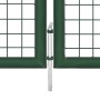 Puerta de malla de jardín acero verde 400x75 cm de vidaXL, Puertas de jardín - Ref: Foro24-145747, Precio: 267,60 €, Descuent...