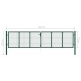 Puerta de malla de jardín acero verde 400x75 cm de vidaXL, Puertas de jardín - Ref: Foro24-145747, Precio: 267,60 €, Descuent...