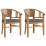 Juego de comedor para jardín 3 pzas madera maciza de teca de vidaXL, Conjuntos de jardín - Ref: Foro24-3155757, Precio: 464,8...