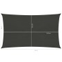 Toldo de vela gris antracita HDPE 160 g/m² 3x6 m de vidaXL, Sombrillas - Ref: Foro24-311075, Precio: 41,30 €, Descuento: %