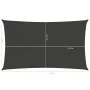 Toldo de vela gris antracita HDPE 160 g/m² 3x6 m de vidaXL, Sombrillas - Ref: Foro24-311075, Precio: 43,05 €, Descuento: %