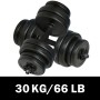 Juego de mancuernas 2x15 kg de vidaXL, Peso libre - Ref: Foro24-90267, Precio: 82,12 €, Descuento: %