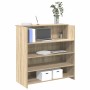 Mostrador de recepción Roble Sonoma 100x50x103,5 cm Madera de ingeniería en Oficina | Comprar online en Foru.es