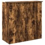Mostrador de recepción roble ahumado 100x50x103,5 cm en Oficina | Comprar online en Foru.es